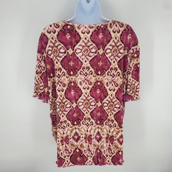 Alfred Dunner Snake Blouse Women 2X Shirt - Picture 6 of 7